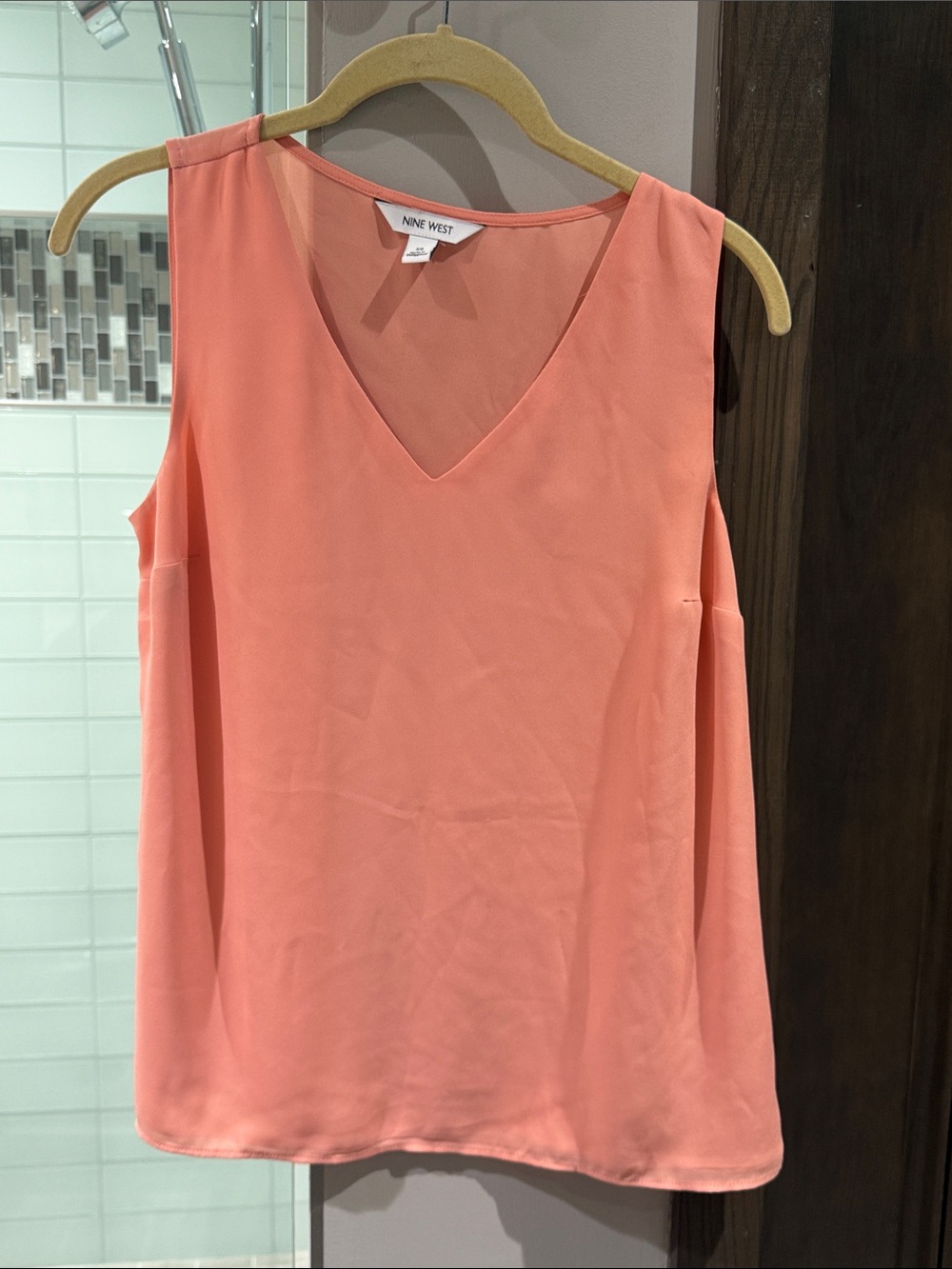 Nine West Coral V-Neck Sleeveless Camisole